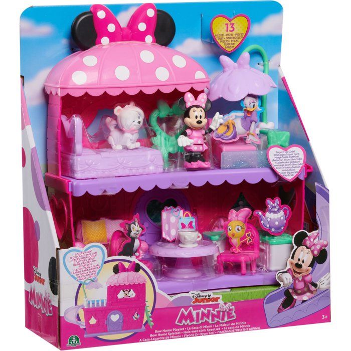 La Maison de Minnie - DISNEY - Minnie Mouse - 2 figurines + accessoires - Dès 3 ans La Maison de Minnie - DISNEY - Minnie Mouse - 2 figurines + accessoires - Dès 3 ans