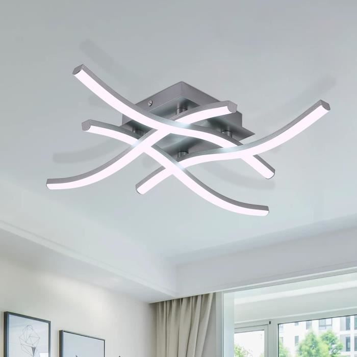 Barres LED encastrées plafond et murs avec ruban LED