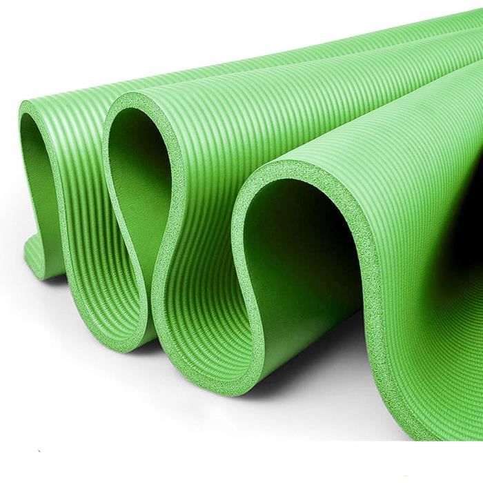 FIZYO Tapis De Yoga Épais 1 Cm – Antidérapant & Confortable – Yoga, Fitness, Gym & Récupération – Mousse NBR & Caoutchouc Synthétique – 183 X 61 Cm – Rose