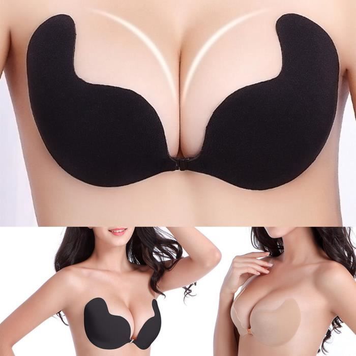 Soutien Push Up Silicone Adhésif Invisible Décolleté Parfait Look