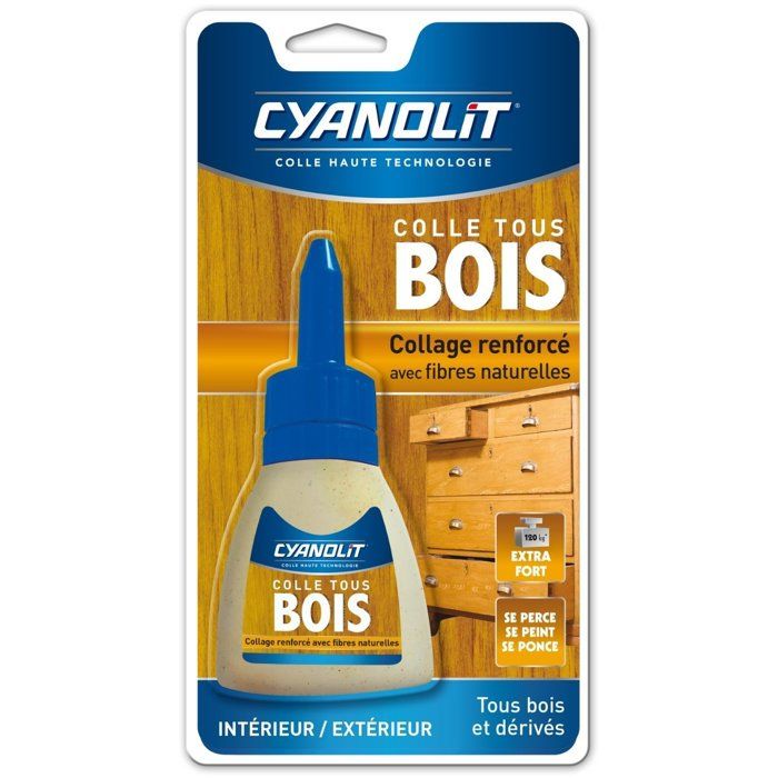 Colle à bois Cyanolit Blister 50g tube