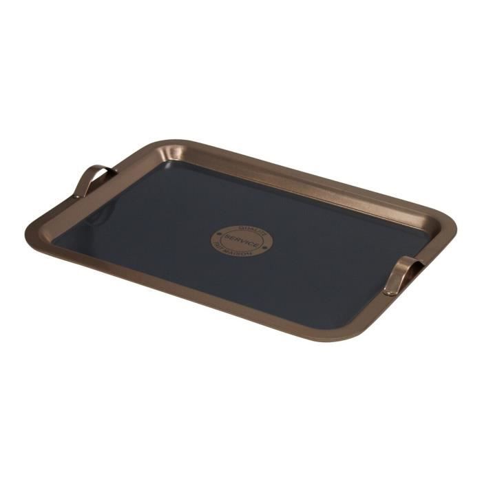 Plateau Modulable TRAY 96, 46 X 35,5 Cm, Gris Granit, Fibre De Polyes