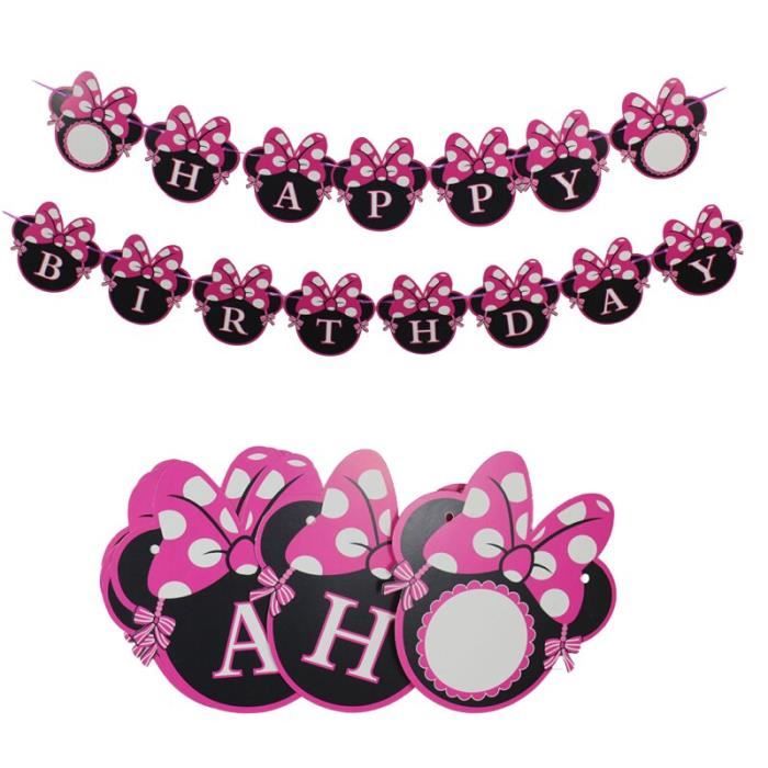 Deco Minnie Anniversaire Cdiscount
