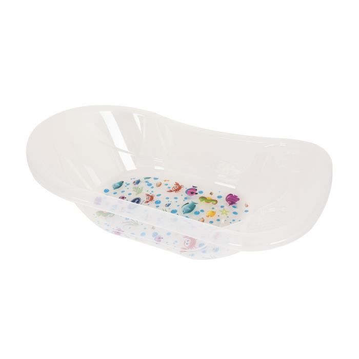 Sevibaby Baignoire Bebe Avec Vidange Blanc Cdiscount Pret A Porter