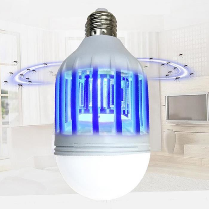 Ampoule 220V 15W anti moustique LED Lampe E27 Insectes anti moustique