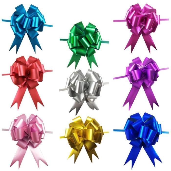 Lot De 300 Mini Nœuds Satinés - 3x3 Cm - Pour Décoration Mariage, Cadeaux, DIY