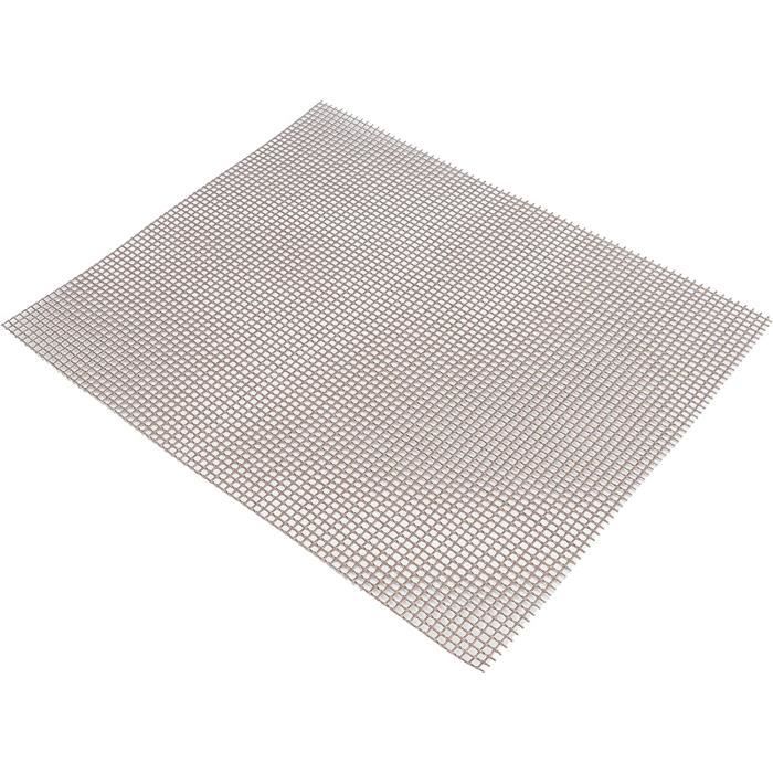 Tapis De Gril Antiadhésif Réutilisable - Lot De 5 - Résiste à 500°F - Pour Barbecue Gaz, Charbon, Four - Téflon Certifié LFGB/FDA