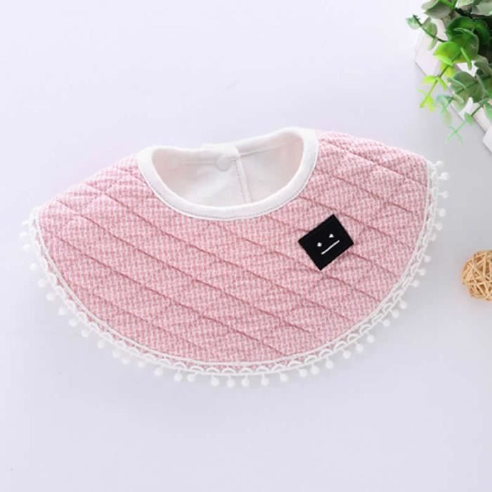 7 Bavoirs Bébé Imperméables Avec Grande Poche - Lavables Et Doux - Garçons Et Filles