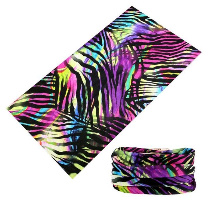 Bandana Rafraîchissant Durag Anti-transpiration - Pour Sport, Vélo, Moto, Fitness - Noir
