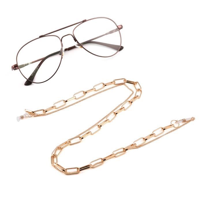 Chaîne De Lunettes Avec Perles De Cristal - Chaîne De Lunettes - Pour