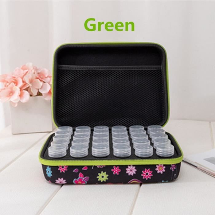 Boîte De Rangement 60 Logements Pour Peinture Diamantée - Organisateur DIY Avec Accessoires
