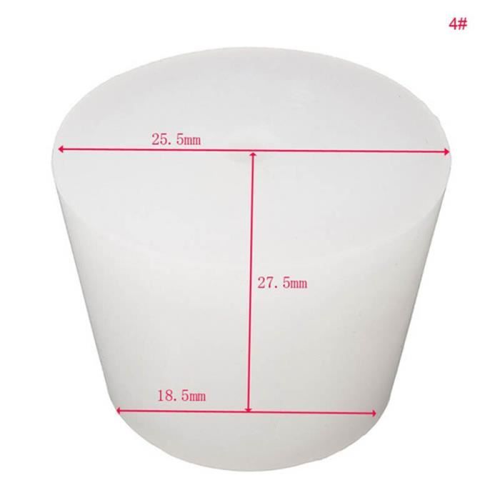 Lot De Bouchons Ronds En Silicone / Caoutchouc - Diamètres De 13mm à 48mm, Pour Obturer Trous Et Tuyaux, Vert