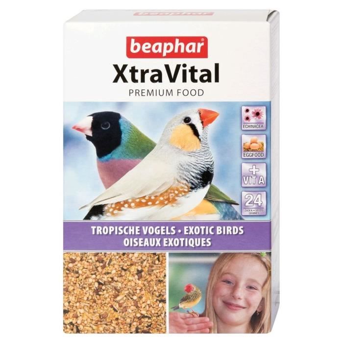 Comparer les prix de Beaphar Alimentation Complete Xtravital - Pour Oiseaux Exotiques - 500g