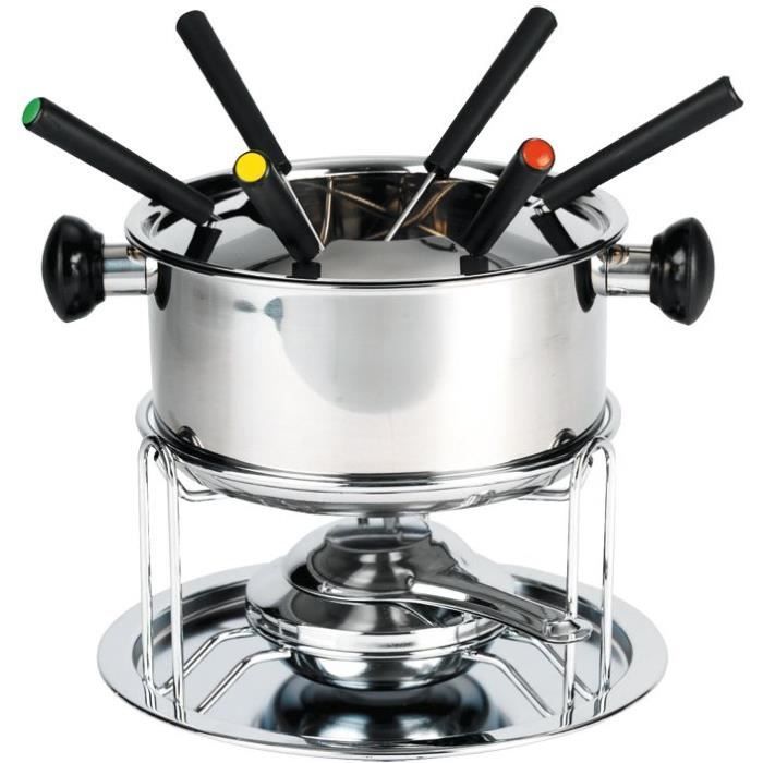 BEKA CLASSIC Service à fondue Cortina en inox - 10 pièces