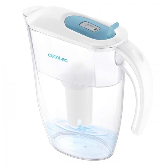Cecotec Pichet Purificateur deau H2ONature 2400 Active. Filtre à quatre couches indicateur LCD capacité maximale 2