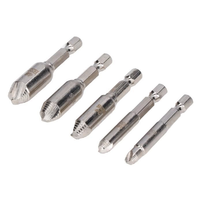 Kit Extracteur De Vis 10 Pièces En Acier Allié ADVT - Pour Vis Endommagées