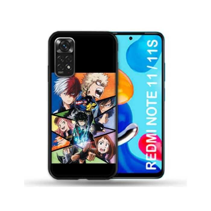 Coque Antichoc Noire Renforcée Pour Xiaomi Redmi Note 11s - Style Armor, Neuf