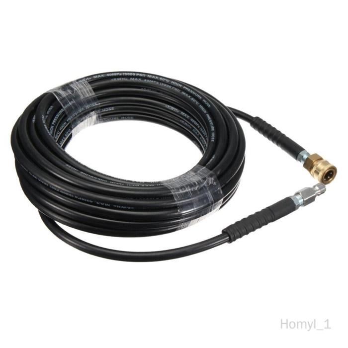 Tuyau Haute Pression Bear Force 10m 160bar - Compatible Karcher K2 à K7 - Type A