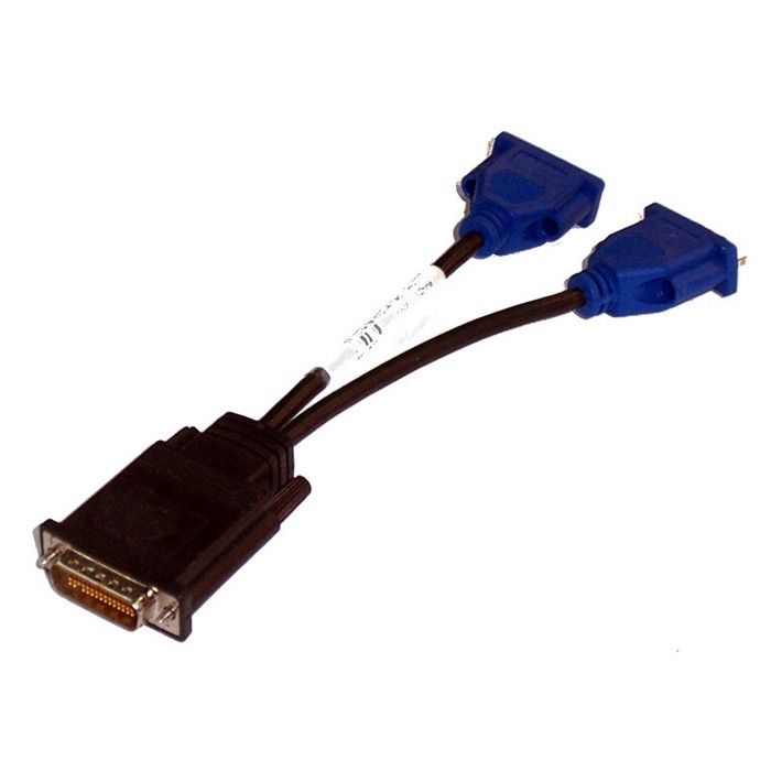 Dell DMS 59 to 2x VGA Adapter - vue 2