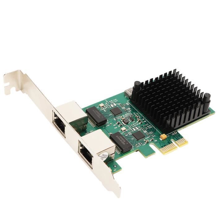 Carte Réseau Pci Express X1 Double Port 2.5G Rj45 Ethernet Lan ...
