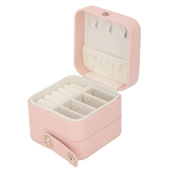 Coffre Au Trésor Pirate En Plastique Rose Avec Serrure - Environ 14x11x10.5 Cm, Pour Bijoux, Jouets Ou Décoration Fête
