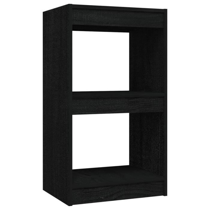 Bibliothèque Noir VidaXL 60x30x189 Cm - En Bois D'ingénierie, étagères Ouvertes, Rangement Livres Et Déco, Pour Salon Ou Chambre
