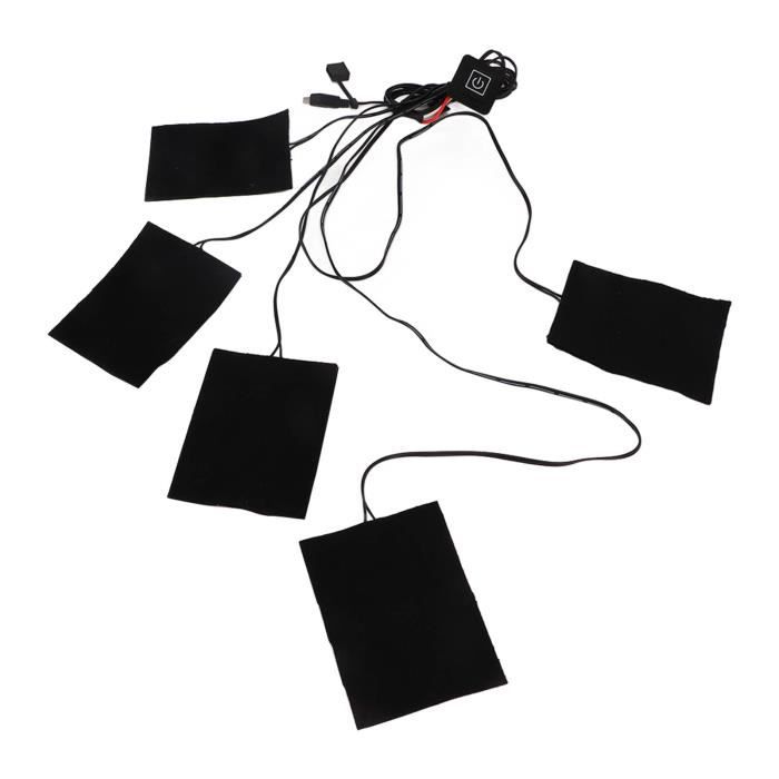 Keenso Coussinets Chauffants USB, Coussin Chauffant En Fibre