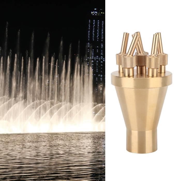 Tête De Buse Fontaine Laiton Jet Droit 1/2 3/4 1 Pouce - Arroseur Colonne D'Eau Pour Bassin Et Jardin