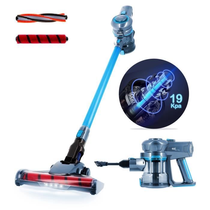 Eziclean Cyclomax Air Xpert Aspirateur Balai 2 En 1 Moteur A Technologie Magiktm 19 Kpa 250w 35 Min D Autonomie 800ml Cdiscount Electromenager