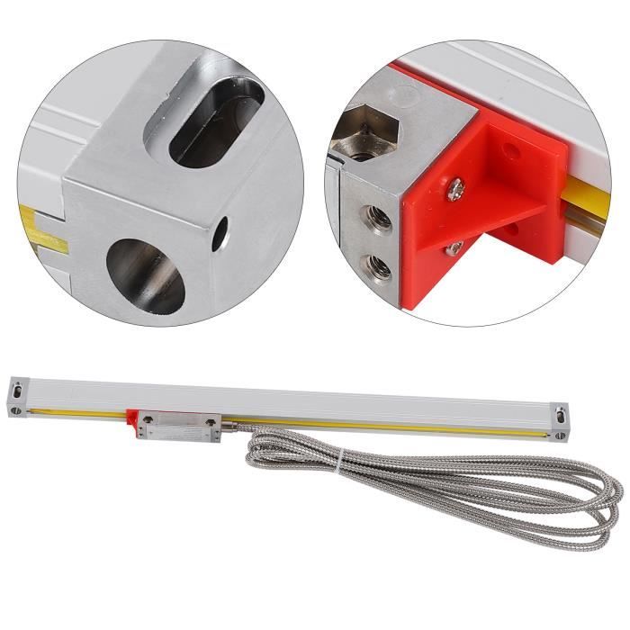 Écrans Numériques 3 Axes Avec Encodeurs Verre Pour Fraiseuse - Course X:350mm, Y:450mm, Z:950mm