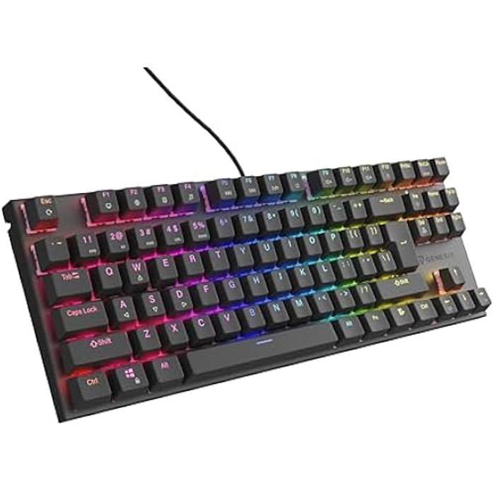 Clavier de jeu – GENESIS – Thor 303 TKL – Mécanique – Rétroéclairage RVB – Silencieux
