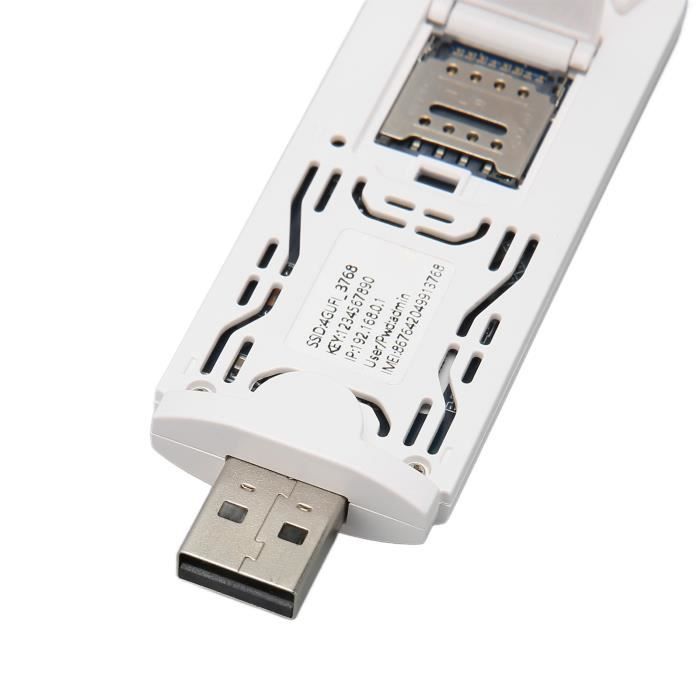 Routeur WiFi 4G Portable Avec Écran Couleur 1.44" - Point D'Accès Mobile Haut Débit, Batterie 3650mAh, Carte Micro SIM - Noir