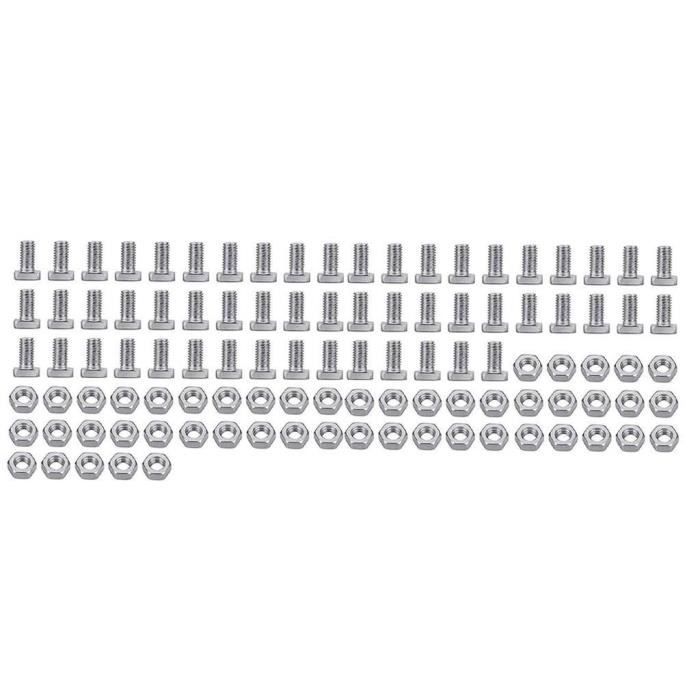 Kit De Réparation Serre - 230 Pièces | Clips Vitrage W Et Z, Écrous Boulons Aluminium | Pour Serres En Aluminium