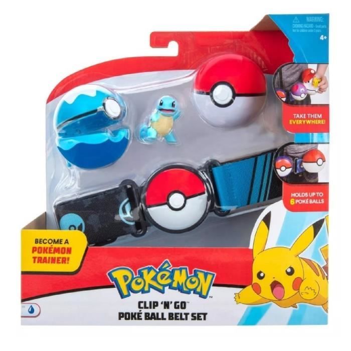 Ensemble ceinture Pokémon Clip 'N' Go Poke Ball - Cdiscount Jeux