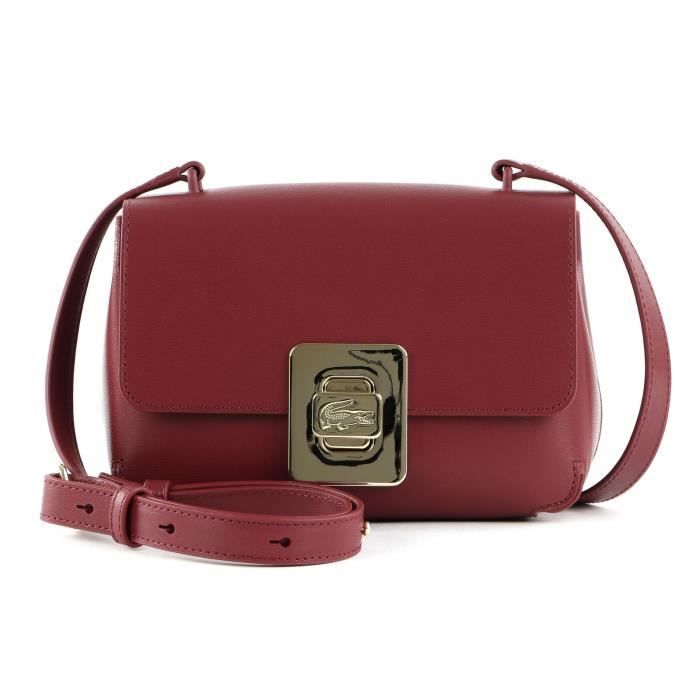 LACOSTE Amelia Shoulder Bag Pinot [167588] sac à épaule bandoulière