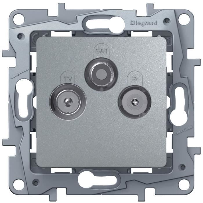 Legrand SAGANE Xéliomat Graphimat,1 Enjoliveur TV RD , 85975 xelio
