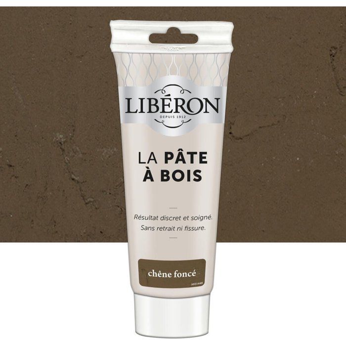 Pâte à bois - LIBERON - Réparation du bois - Chêne foncé - 250gr