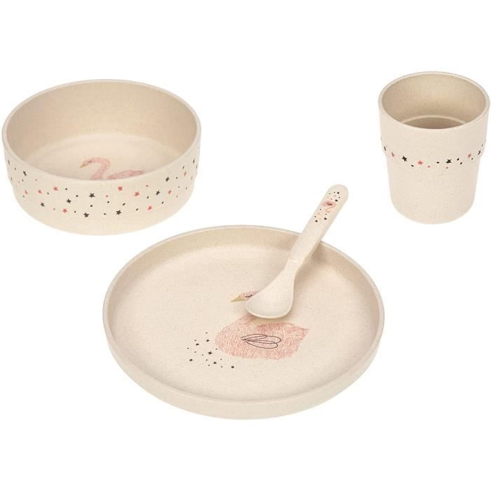 Set Repas Bébé 6 Mois Set Repas Bébé Suavinex 4 Pièces - Assiette, Bol, Tasse, Cuillère, Lave-vaissable, Micro-ondes, Dès 6 Mois Assiette Bol Tasse Cuillère