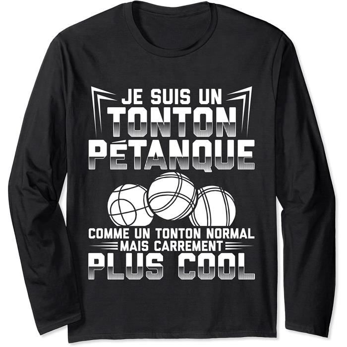T-Shirt Pétanque Homme – Cadeau Bouliste Idéal, Style Vintage Boules & Loisirs