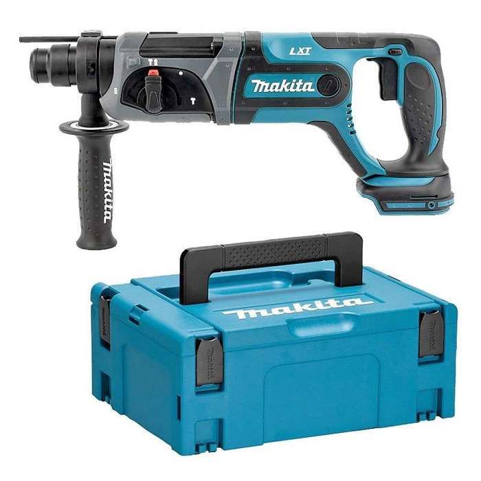 Perforateur Burineur MAKITA DHR241ZJ SDS Plus 18 V LXT sans batterie ni chargeur + Coffret Mak Pac - vue 3