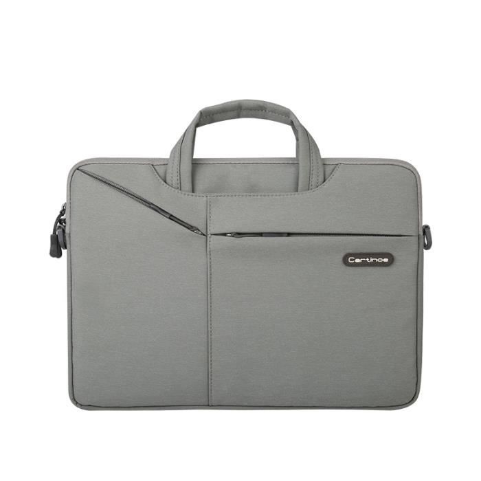 Sacoche d'ordinateur Portable 16 Pouces Sac à Main Sac Malette en Nylon  Oxford Sac à Bandoulière pour Ordinateur (Gris) Gris - Cdiscount Bagagerie  - Maroquinerie