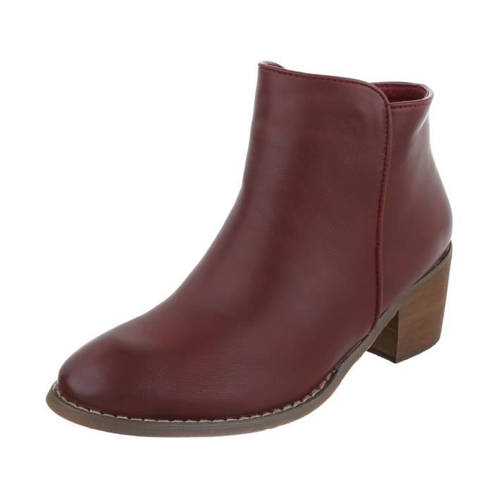 chaussure bordeaux femme