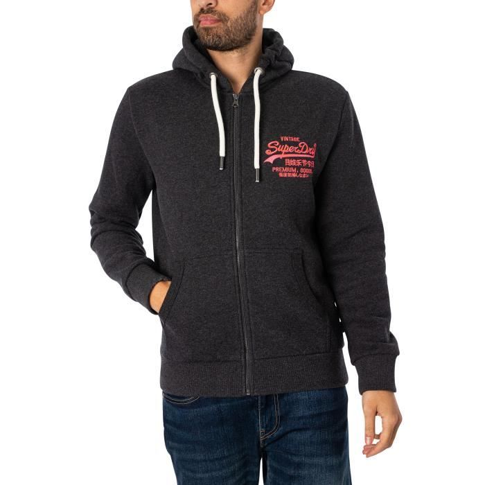 Sweat zippé superdry hot sale