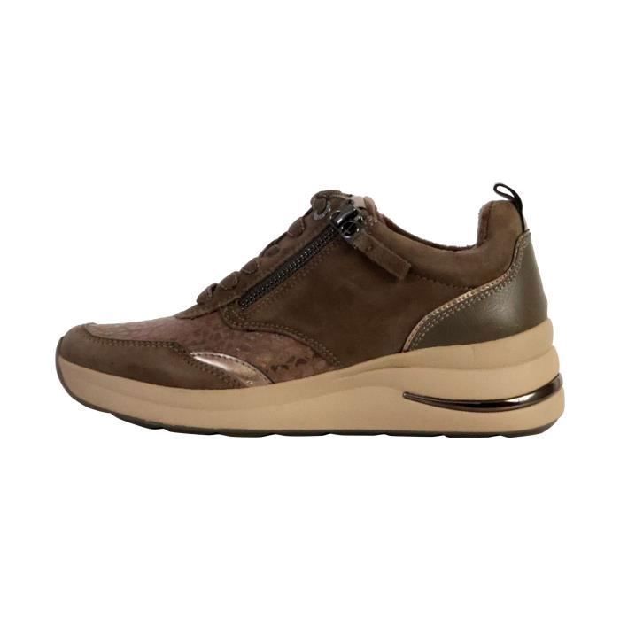 tamaris Basket Cuir Tamaris - Taupe