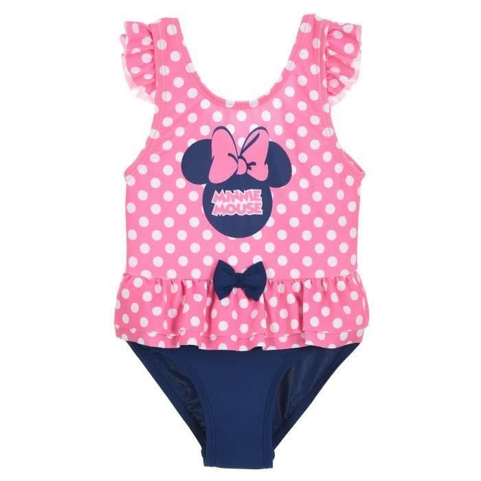 Maillot de bain bebe MINNIE MOUSE disney 1 piece Rose rose Cdiscount Pret a Porter