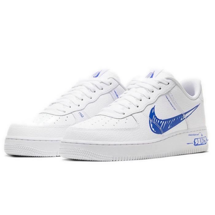 Nike Air Force 1 Low Sketch Baskets Chaussures Air force One Blanc ...