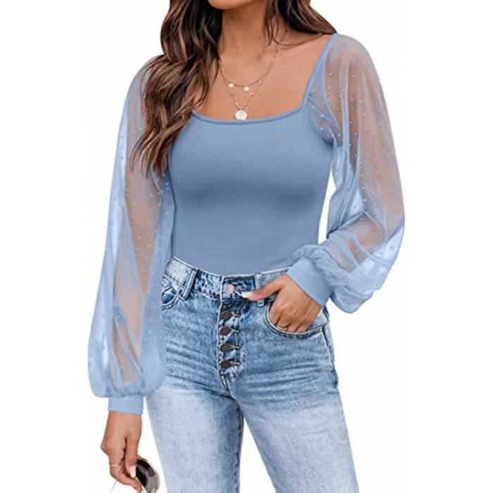 Blouse bouffante femme clearance