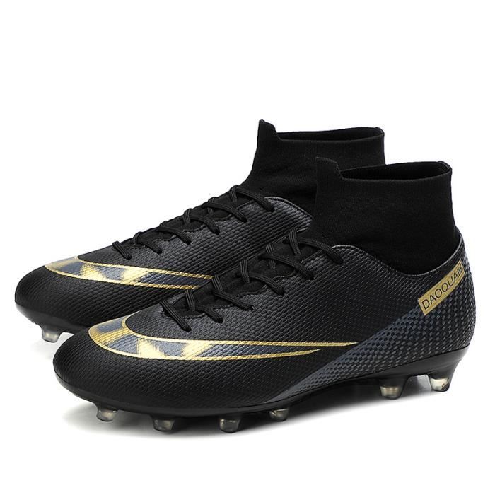 Chaussures de Football à Crampons TF Haute Tige - Similicuir Souple