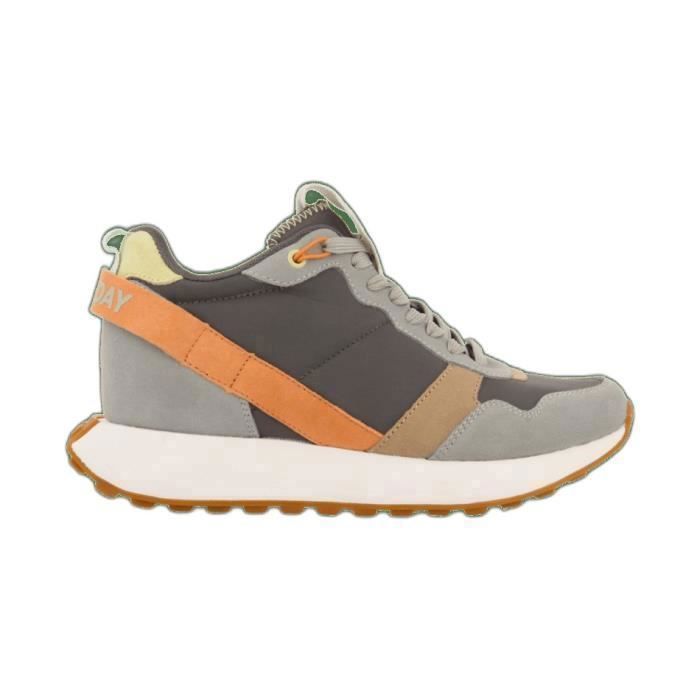 Gioseppo Baskets femme Gioseppo Vincly - Gris - Nylon - Lacets - Talon droit