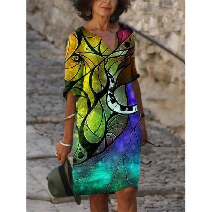 Robe Vintage à Bretelles Et Volants - Taille 38/40, Style Bohème Chic, Blanc, Occasion Très Bon état